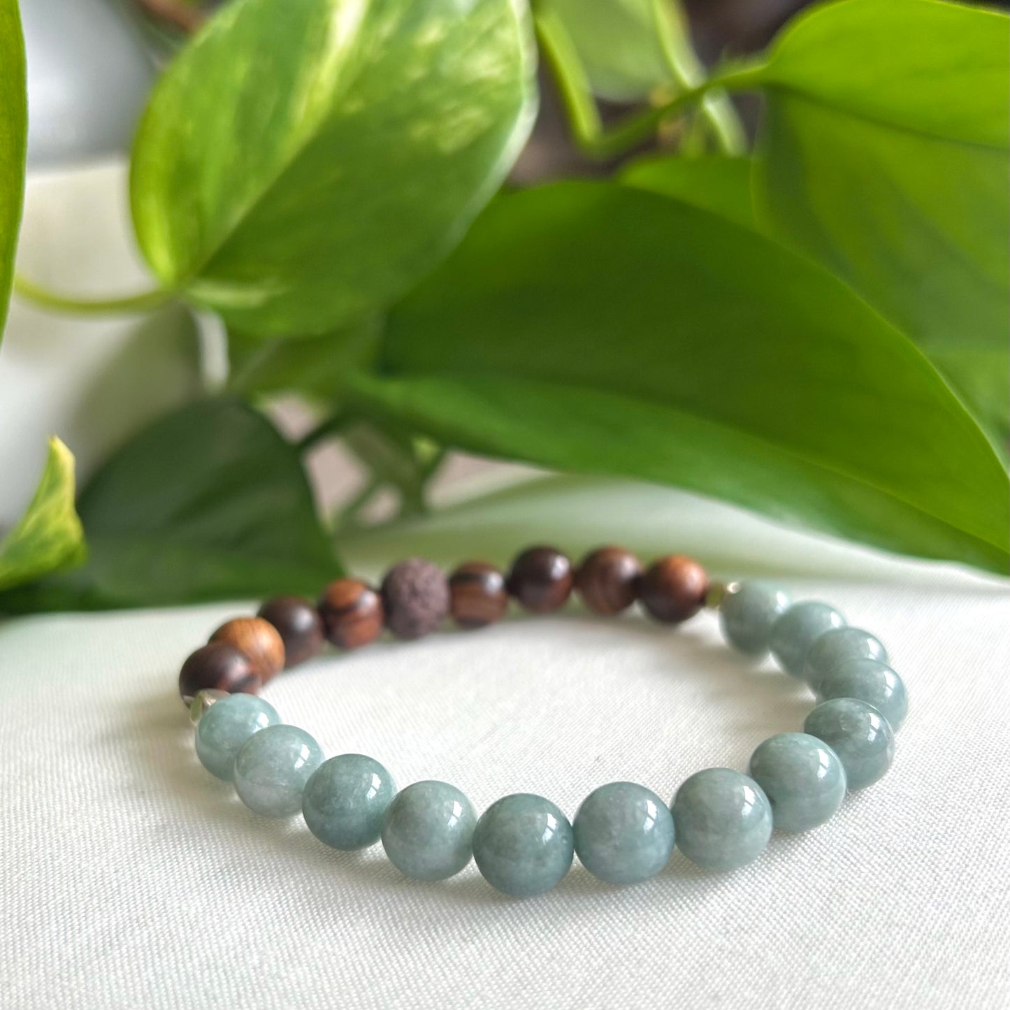 *Burmese Jade* Anxiety Relief Essential Oil Bracelet