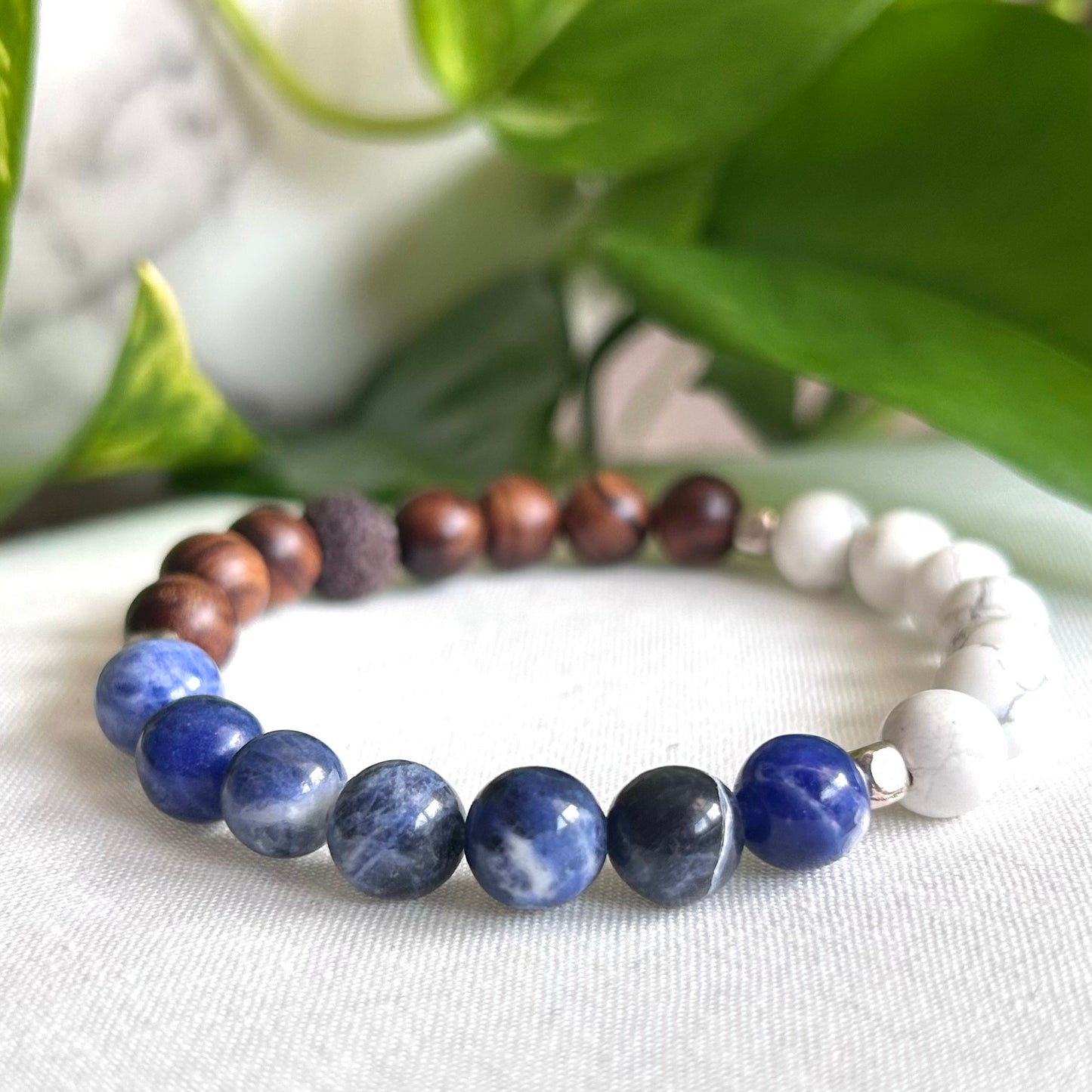 *Sodalite* Anxiety Relief Essential Oil Bracelet