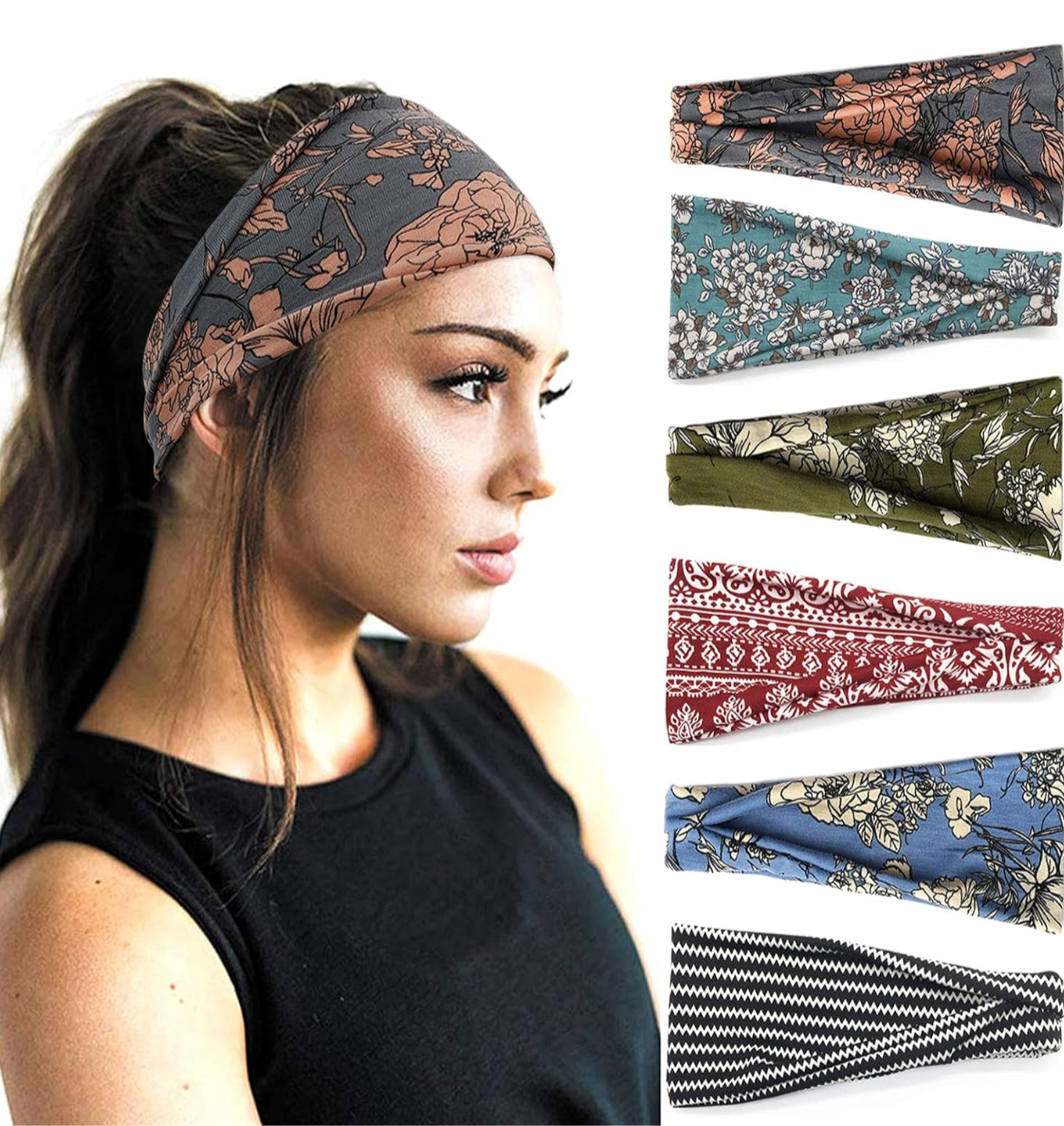 Floral Yoga Headband