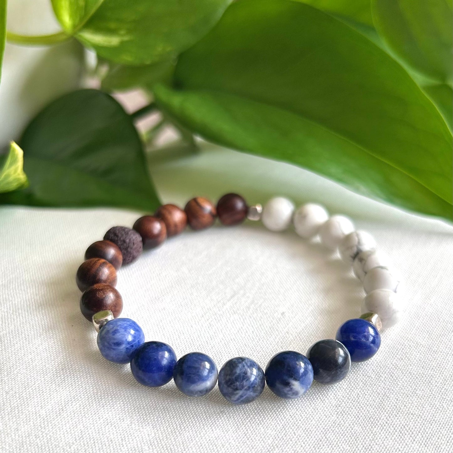 *Sodalite* Anxiety Relief Essential Oil Bracelet