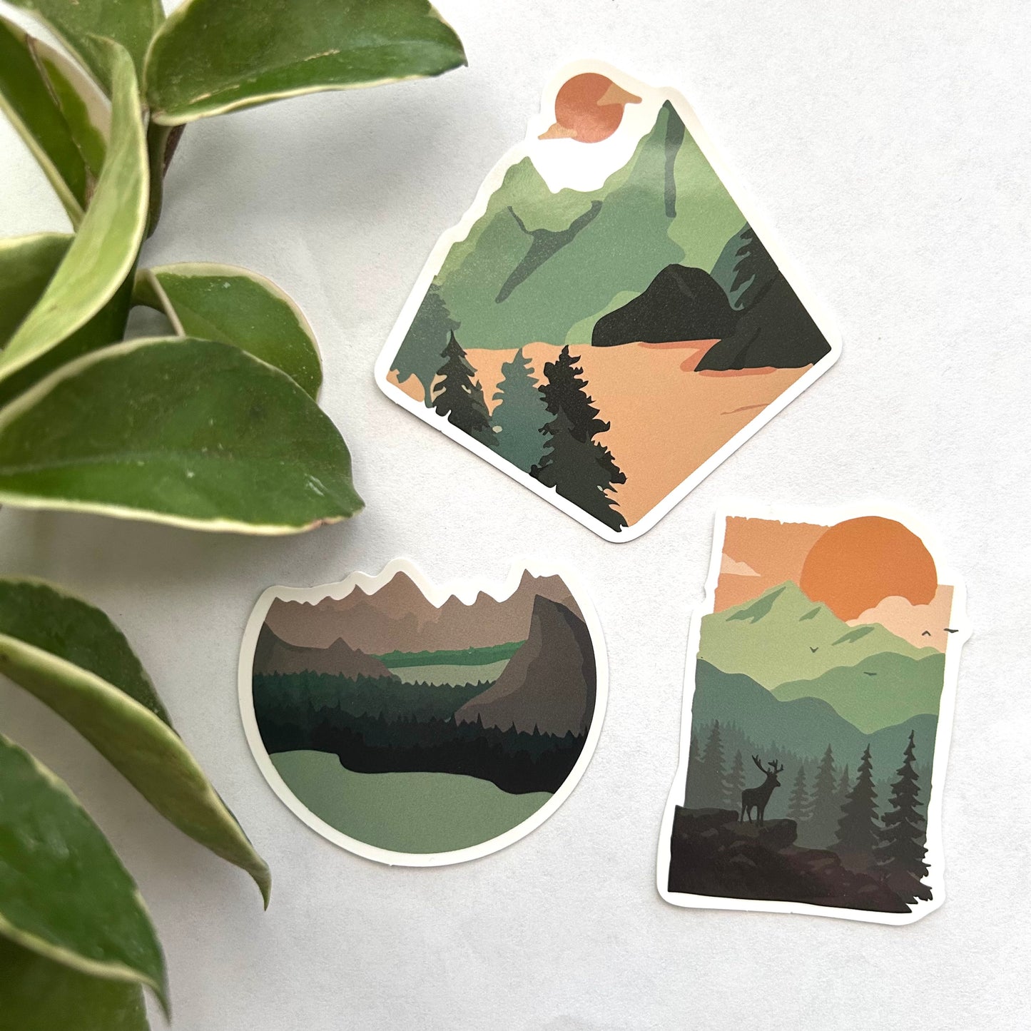 Green Mountains ⛰️ Sticker Set
