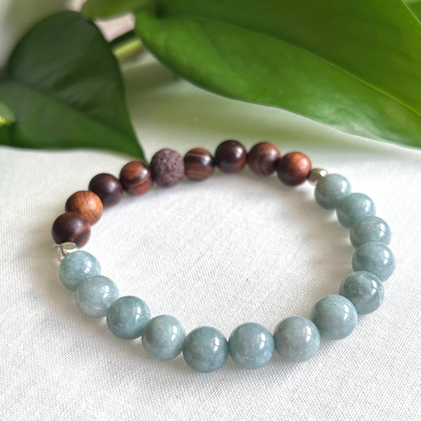 *Burmese Jade* Anxiety Relief Essential Oil Bracelet