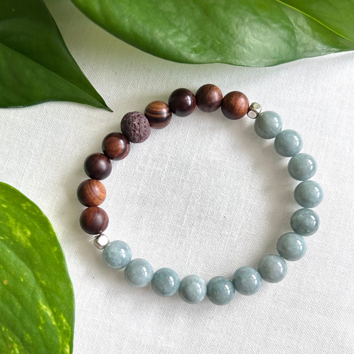 *Burmese Jade* Anxiety Relief Essential Oil Bracelet