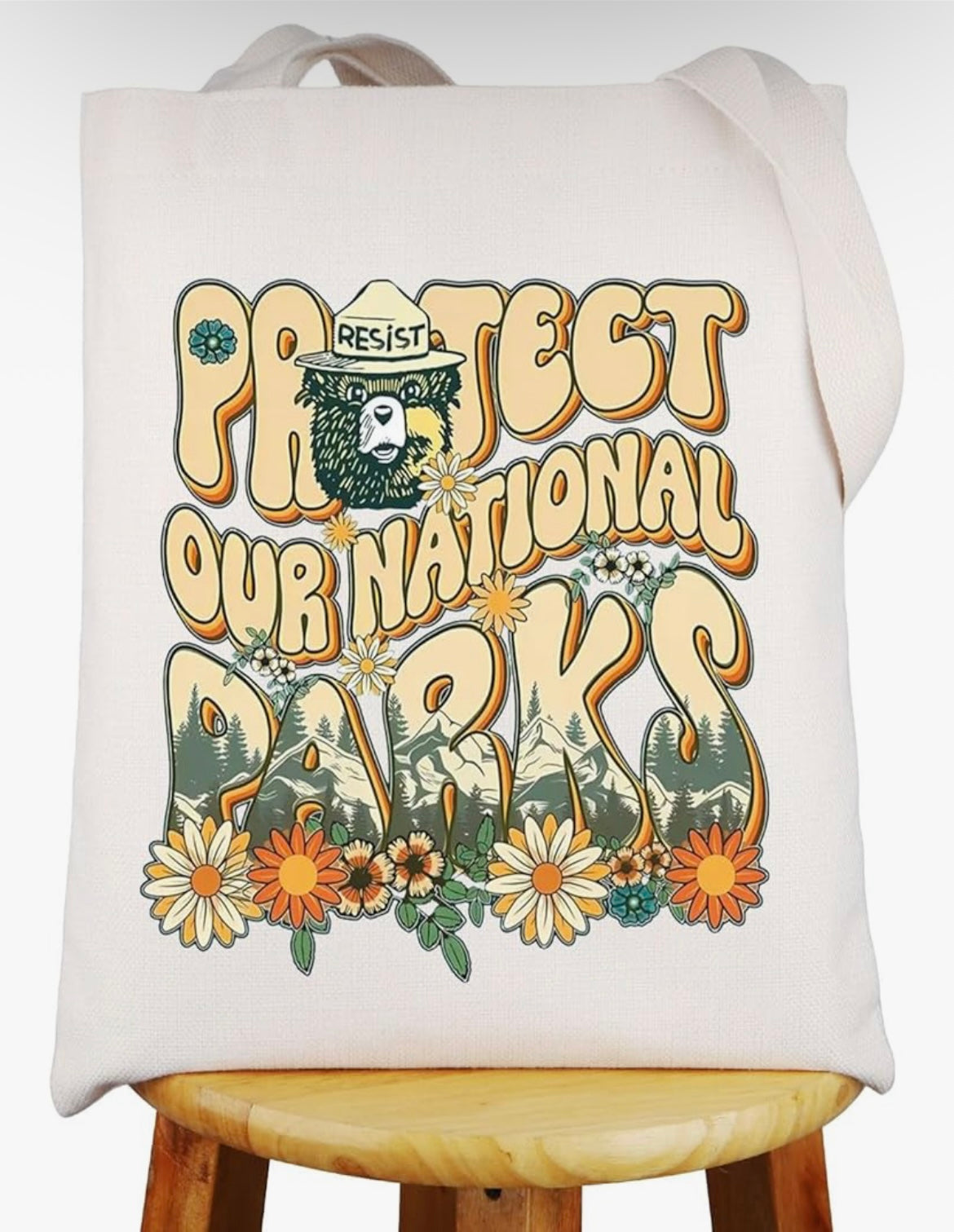 ⛰️🌲Protect our National Parks•Tote Bag
