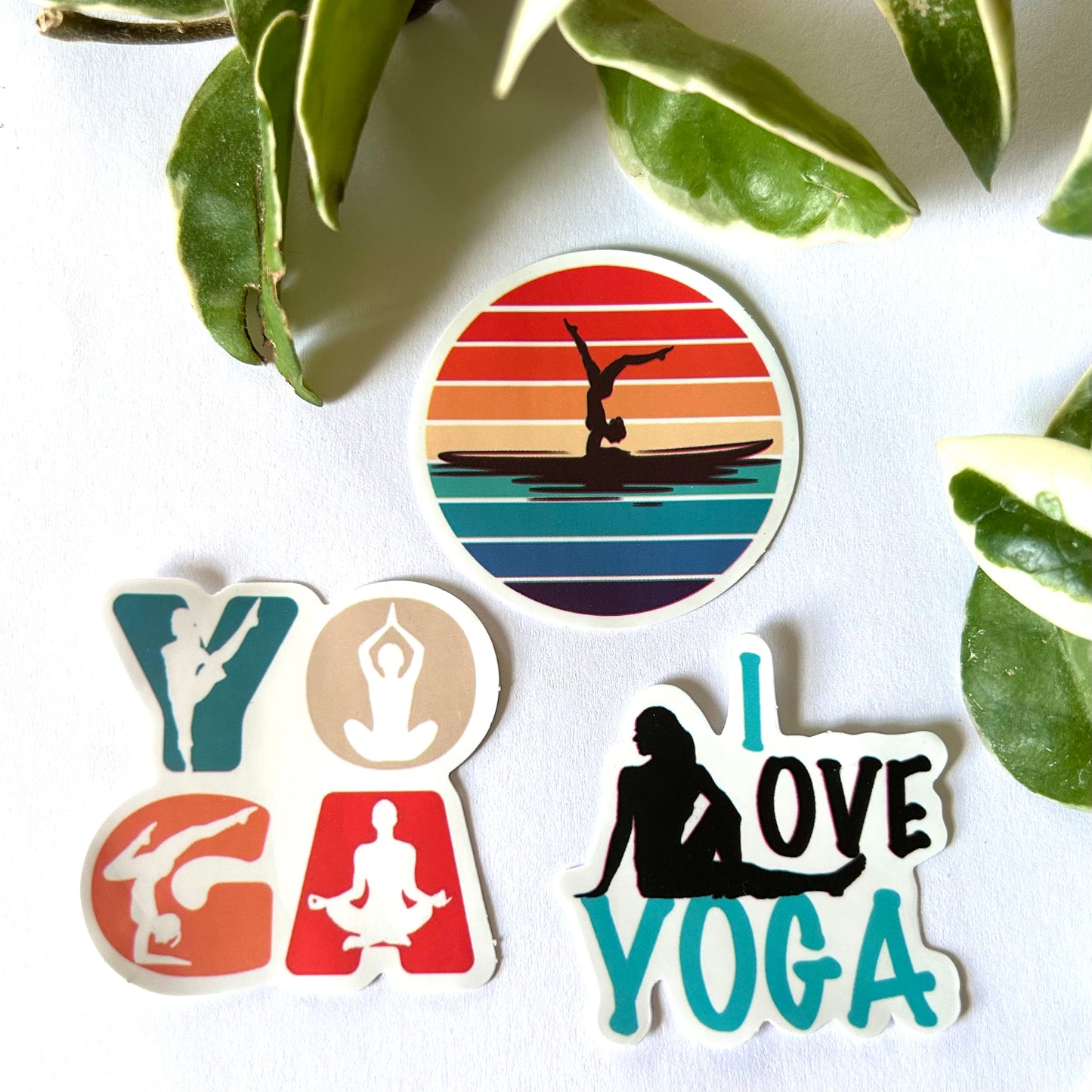Rainbow š Yoga Sticker Set