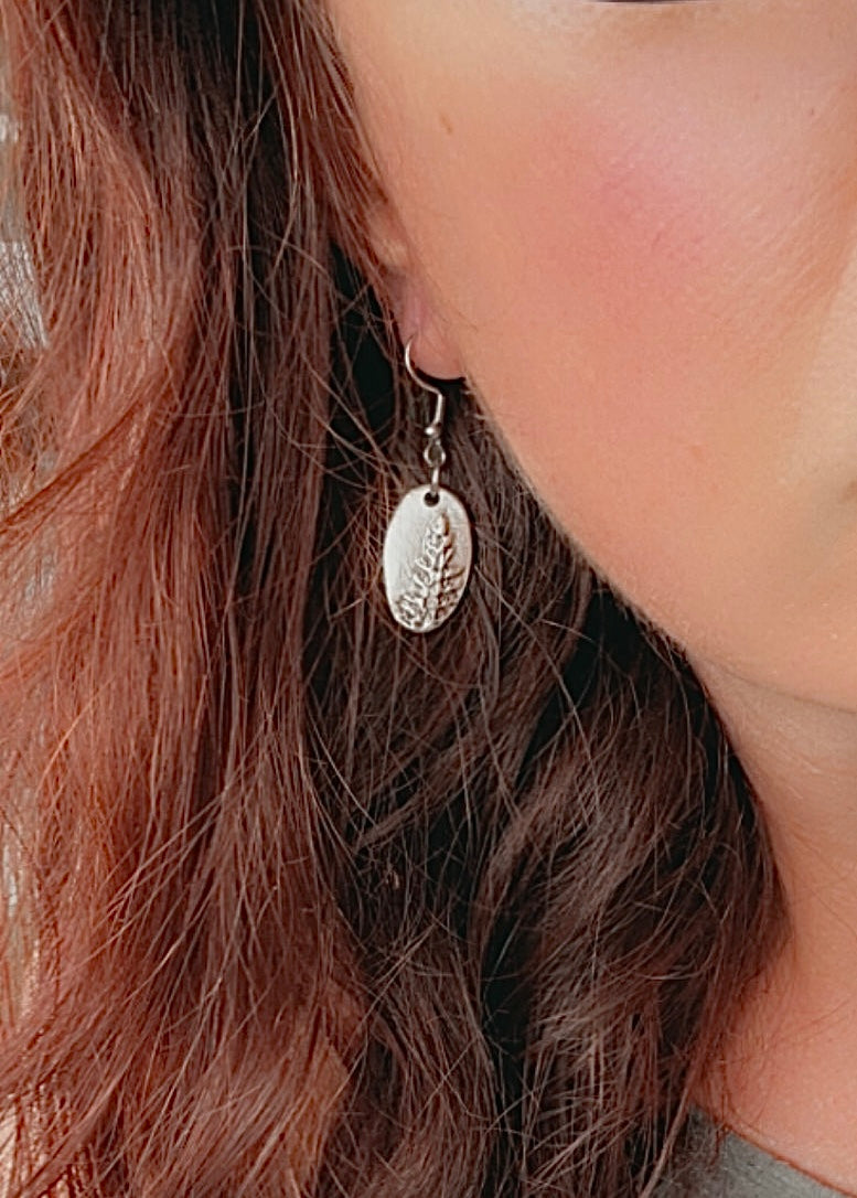 Silver Tree 🌲 Earrings