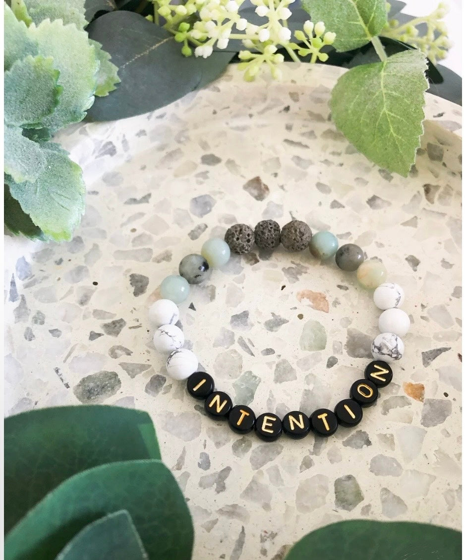 *Intention* Essential Oil Bracelet