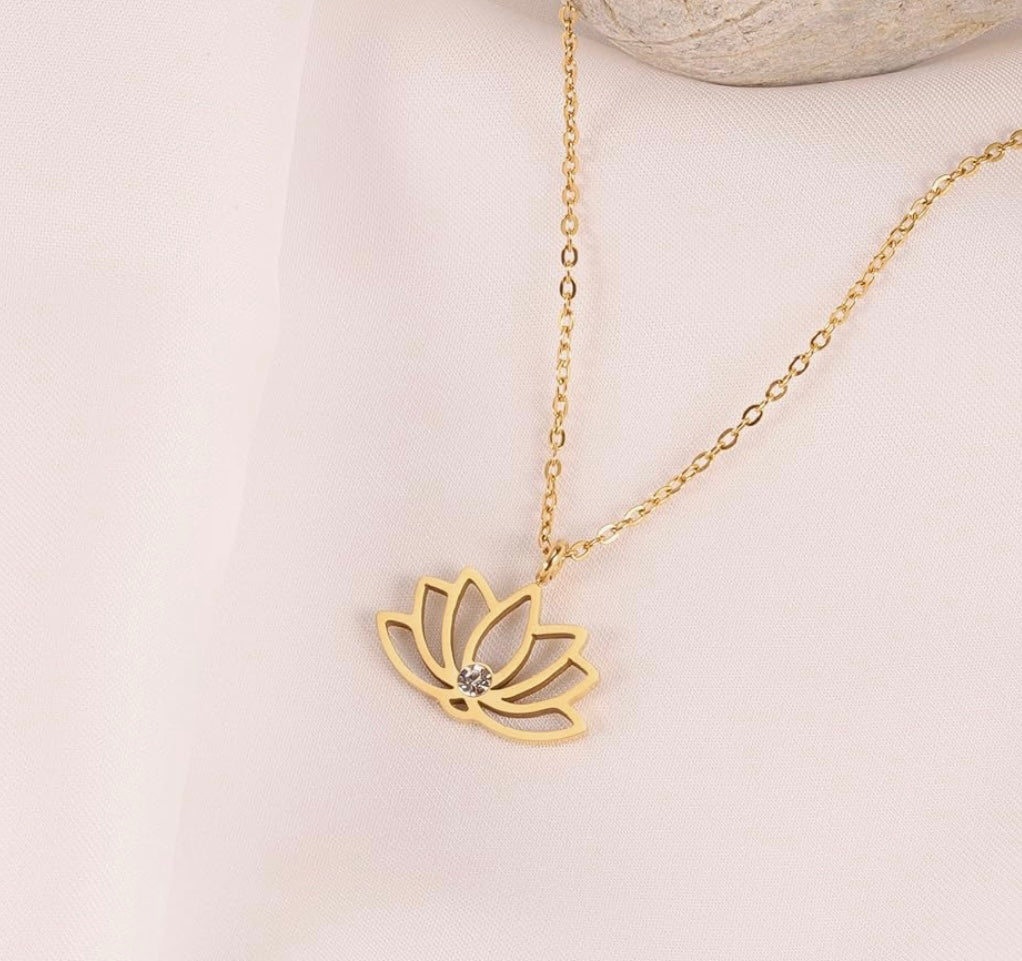 Padma Mudra Lotus Necklace