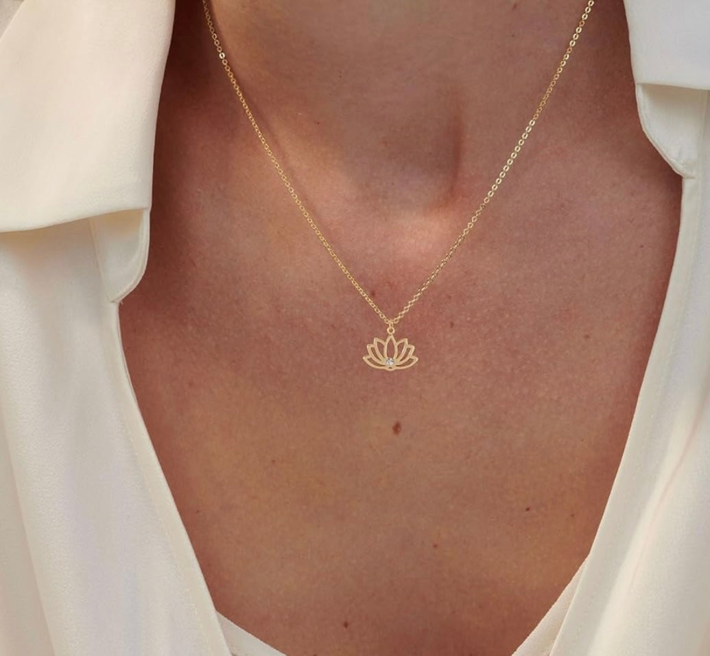 Padma Mudra Lotus Necklace