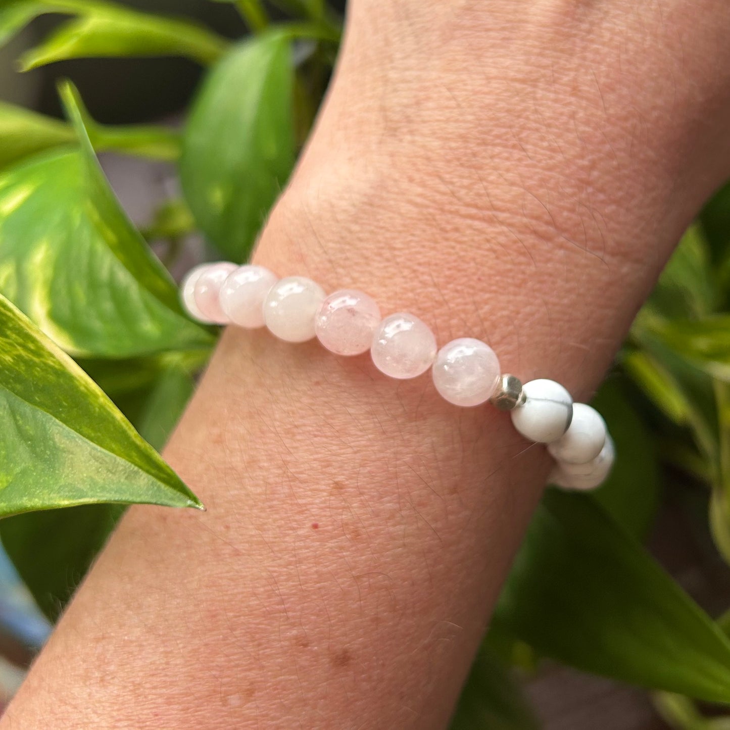 *Rose Quartz* Anxiety Relief Essential Oil Bracelet