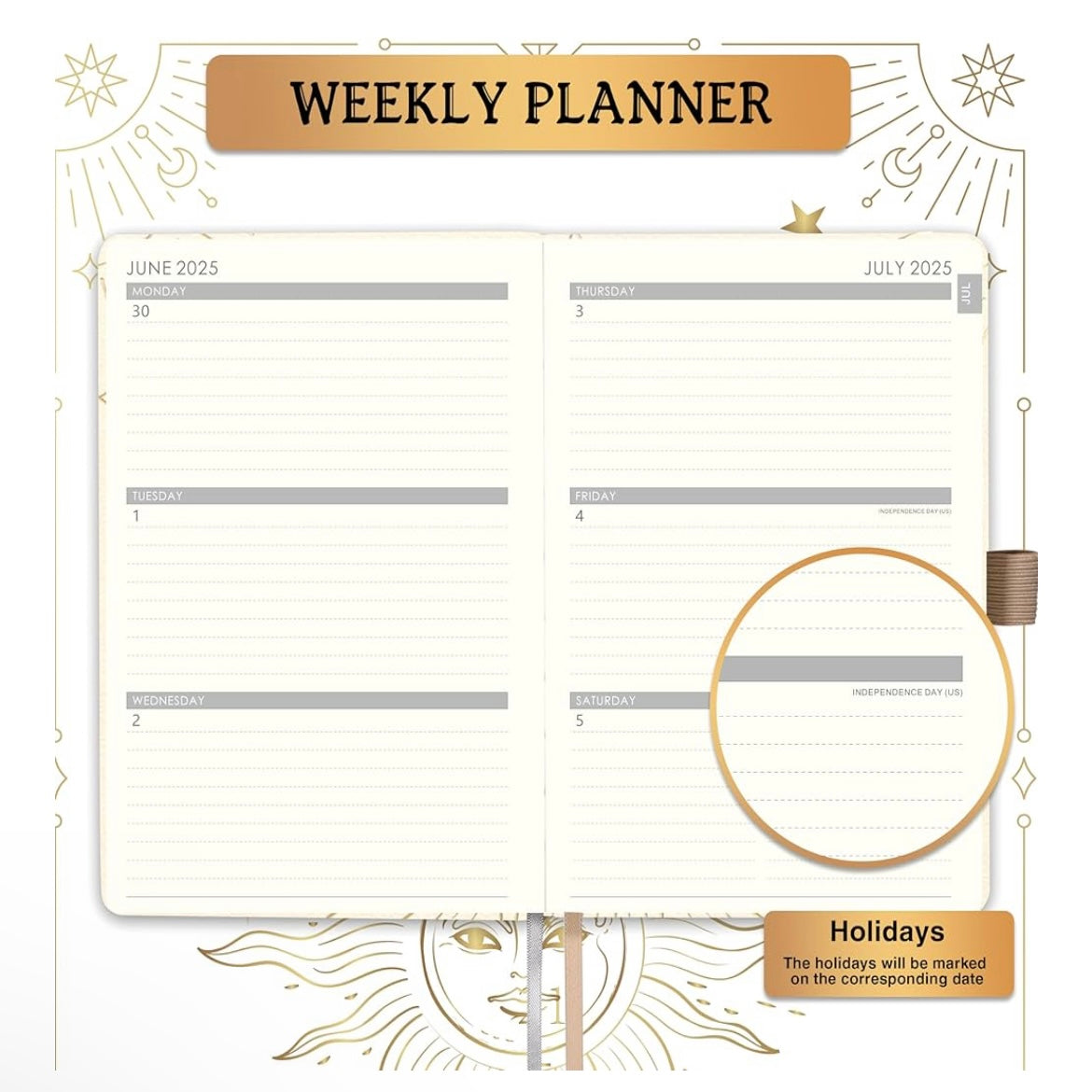 Ivory Sun 2025-2026 Planner