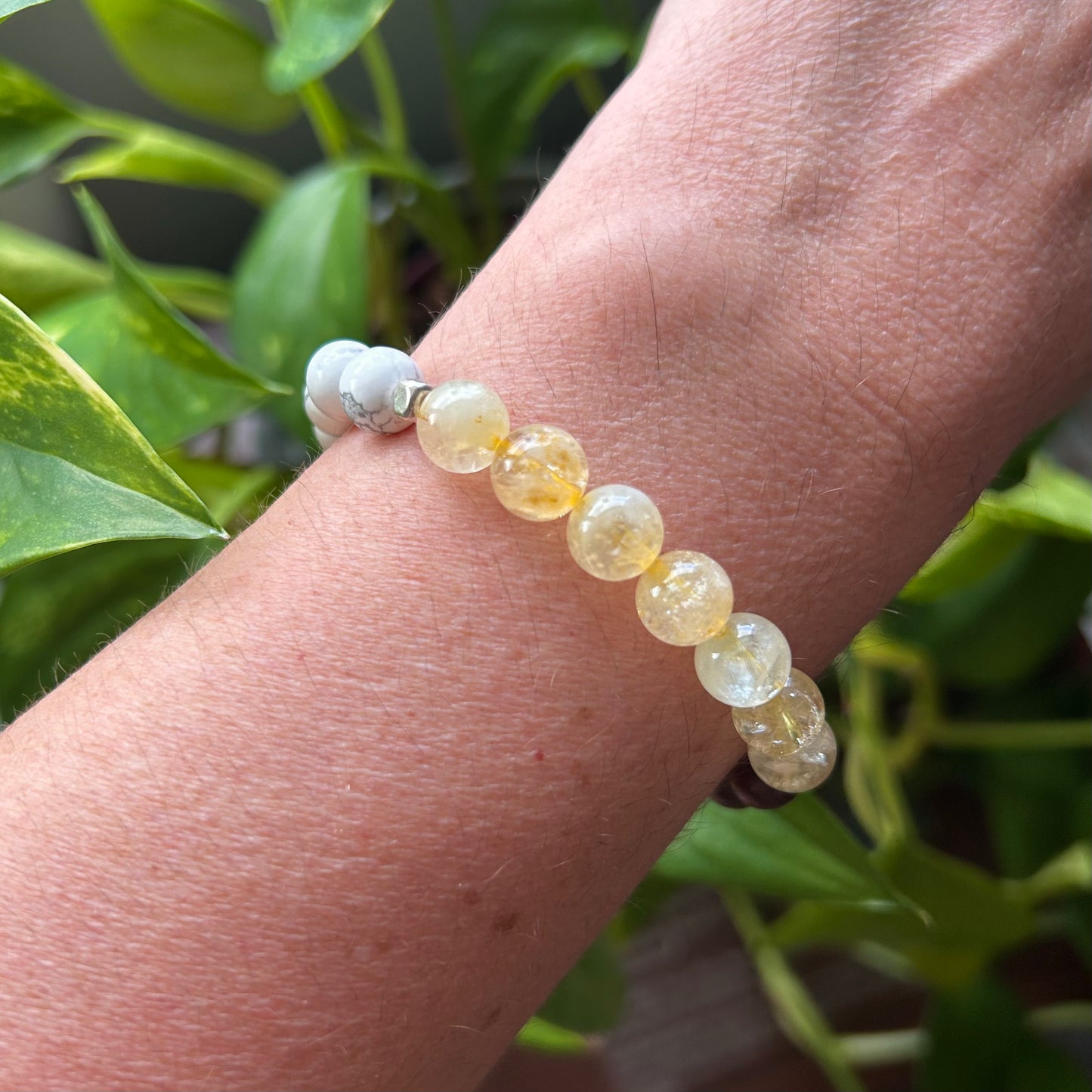 *Citrine* Anxiety Relief Essential Oil Bracelet