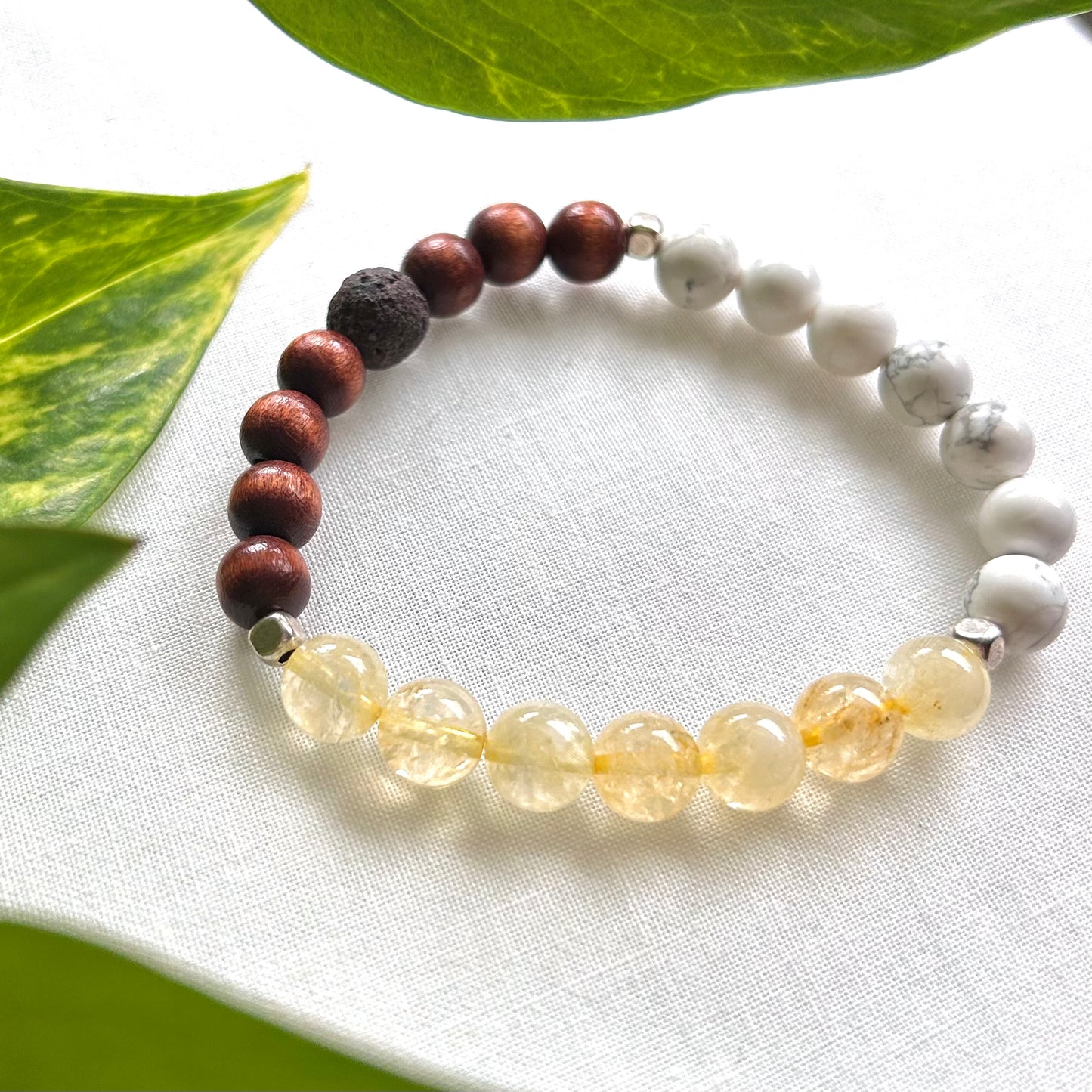 *Citrine* Anxiety Relief Essential Oil Bracelet