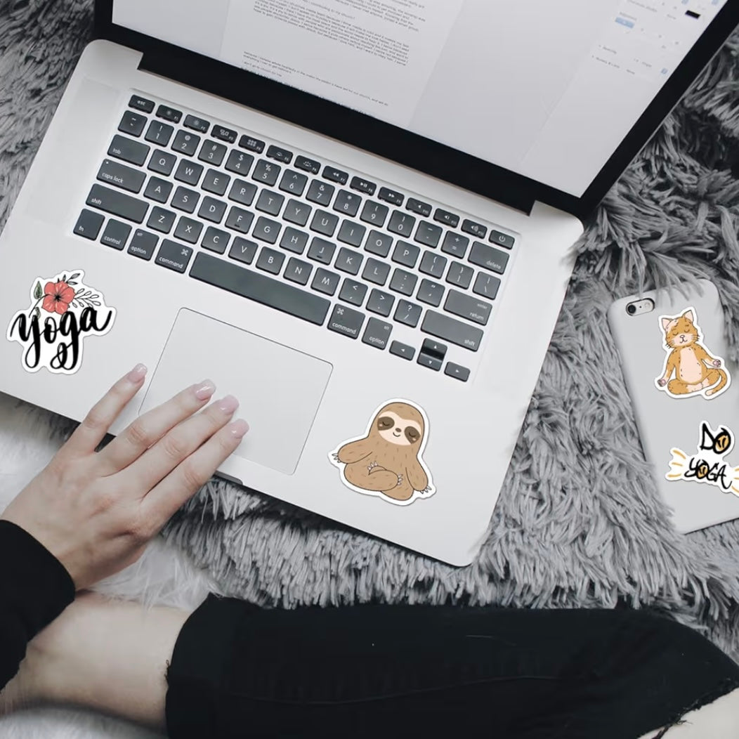 L❤️VE Yoga Sticker Set