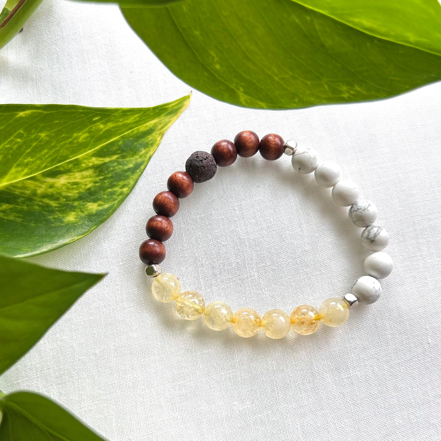 *Citrine* Anxiety Relief Essential Oil Bracelet