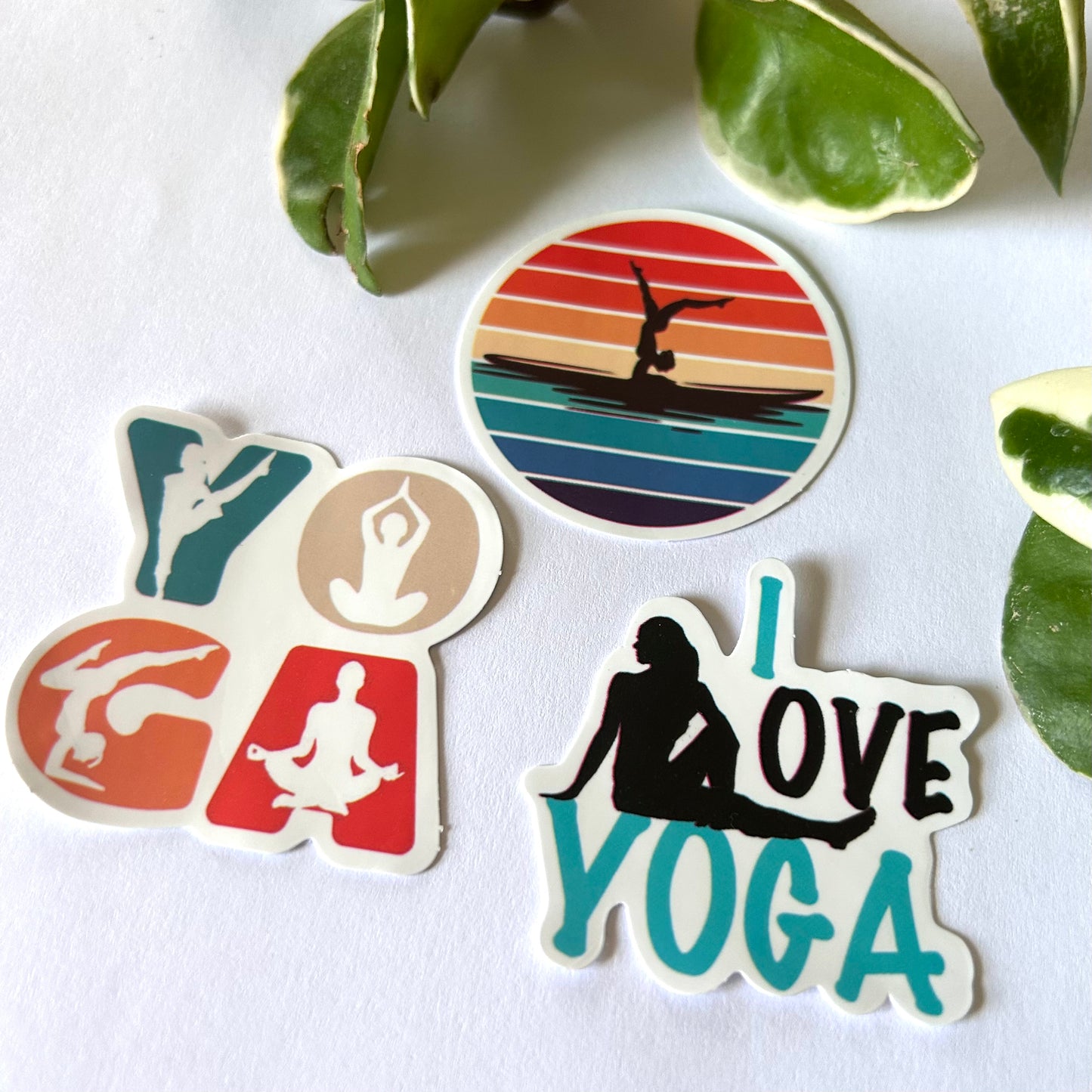 Rainbow š Yoga Sticker Set