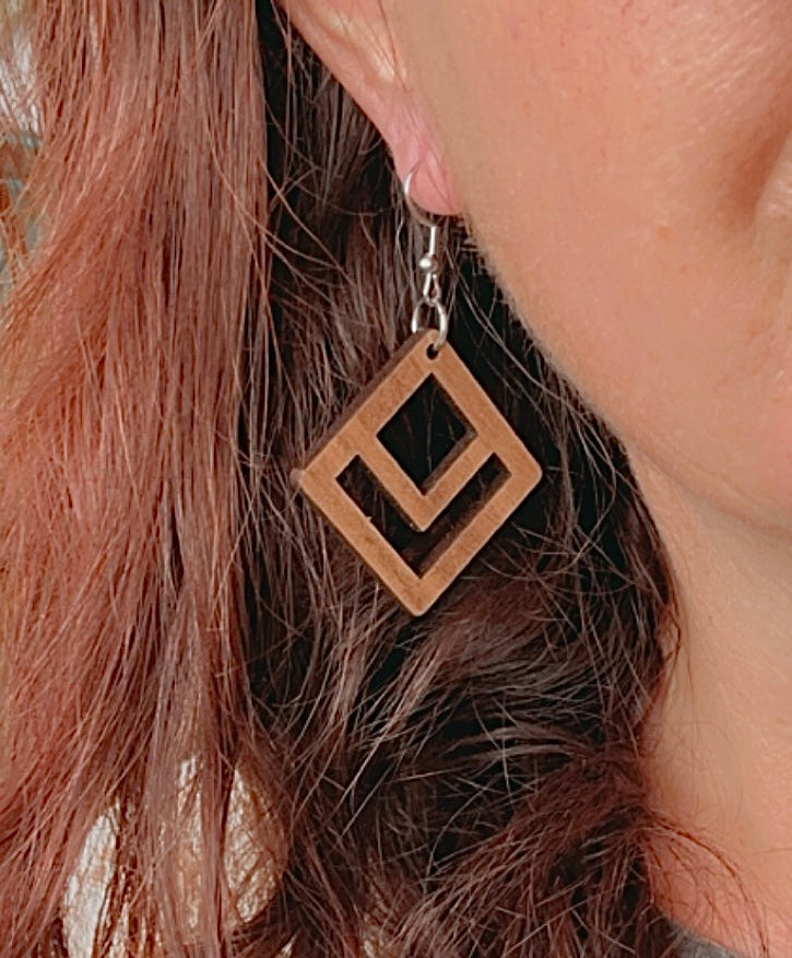 *Willow* Wooden Earrings