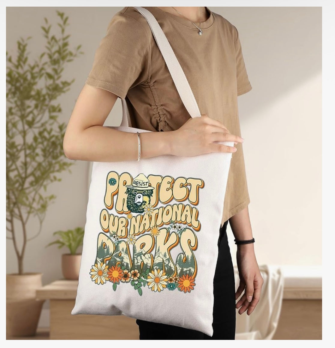 ⛰️🌲Protect our National Parks•Tote Bag