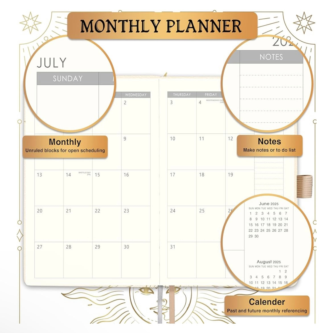 Ivory Sun 2025-2026 Planner
