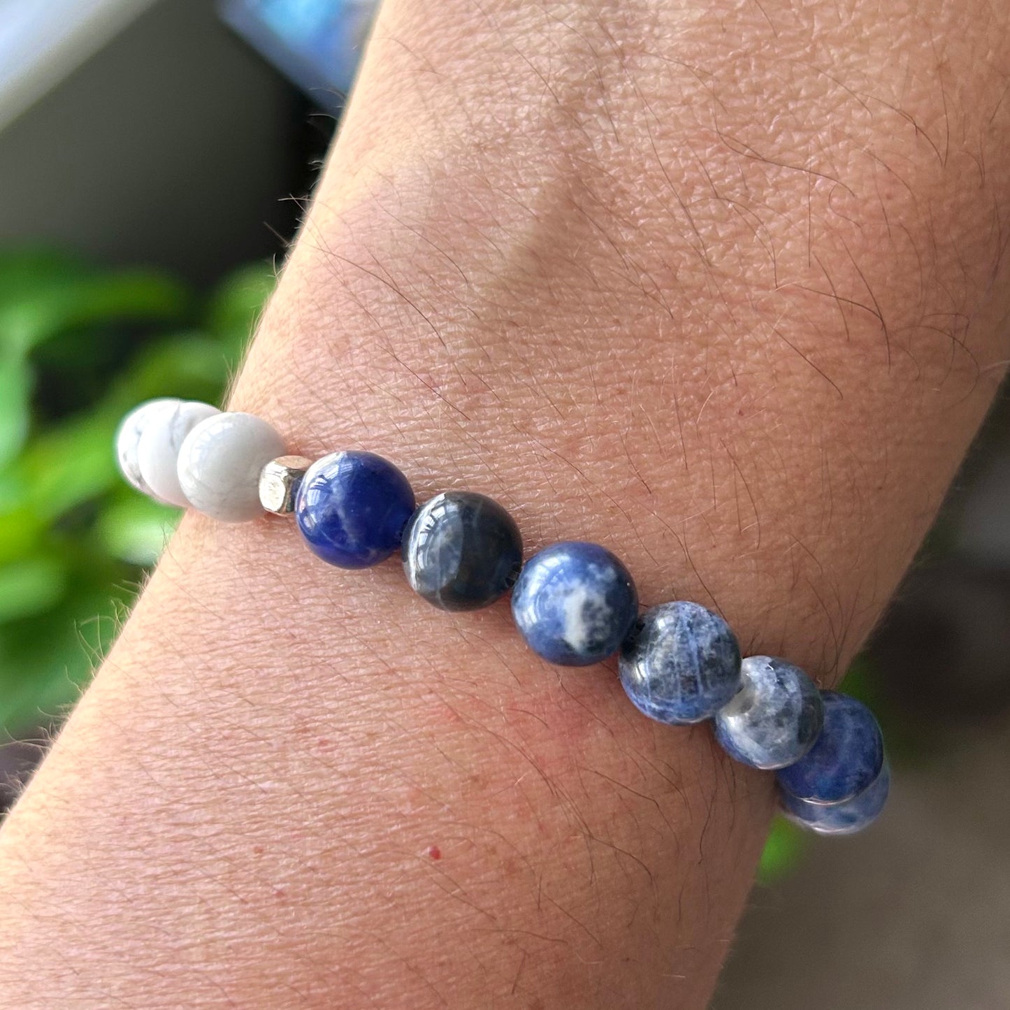 *Sodalite* Anxiety Relief Essential Oil Bracelet