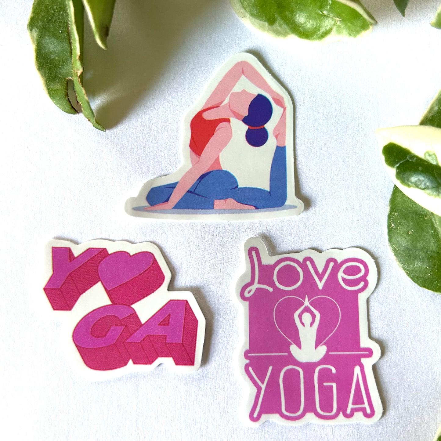 King Pigeonš Yoga Sticker Set
