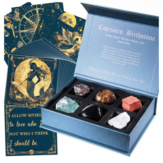Capricorn ✨ Birthstone Crystal Gift Set