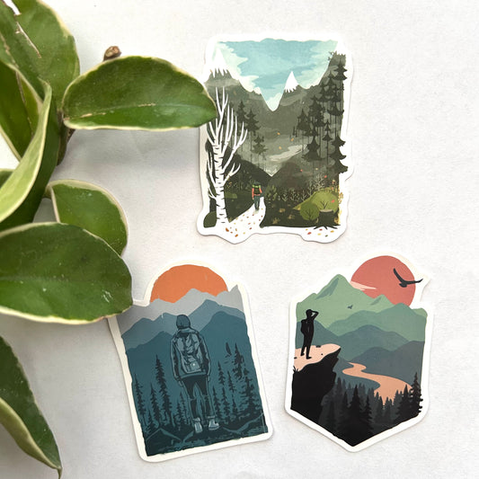 Hiking Days 🥾🌲Sticker Set
