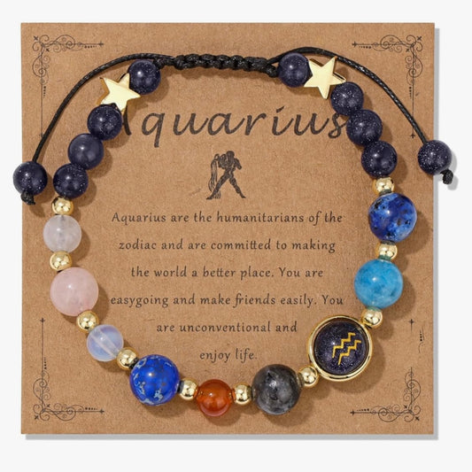 Aquarius💫 Crystal Bracelet
