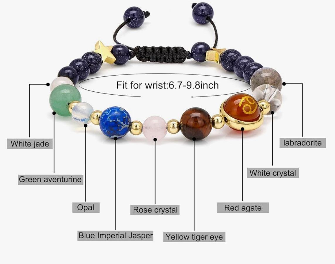Cancer 💫 Crystal Bracelet