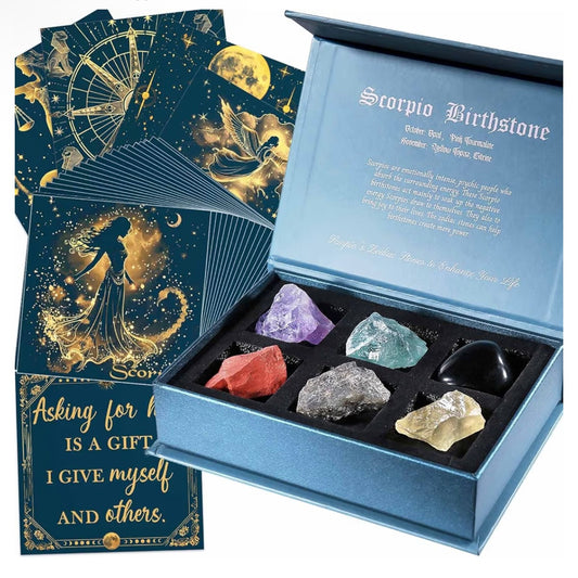 Scorpio✨ Birthstone Crystal Gift Set
