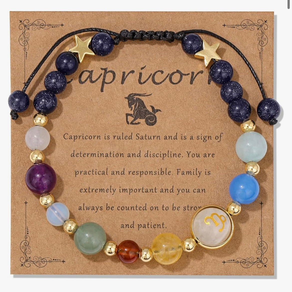 Capricorn 💫 Crystal Bracelet