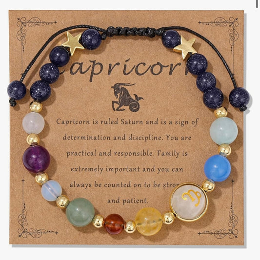 Capricorn 💫 Crystal Bracelet
