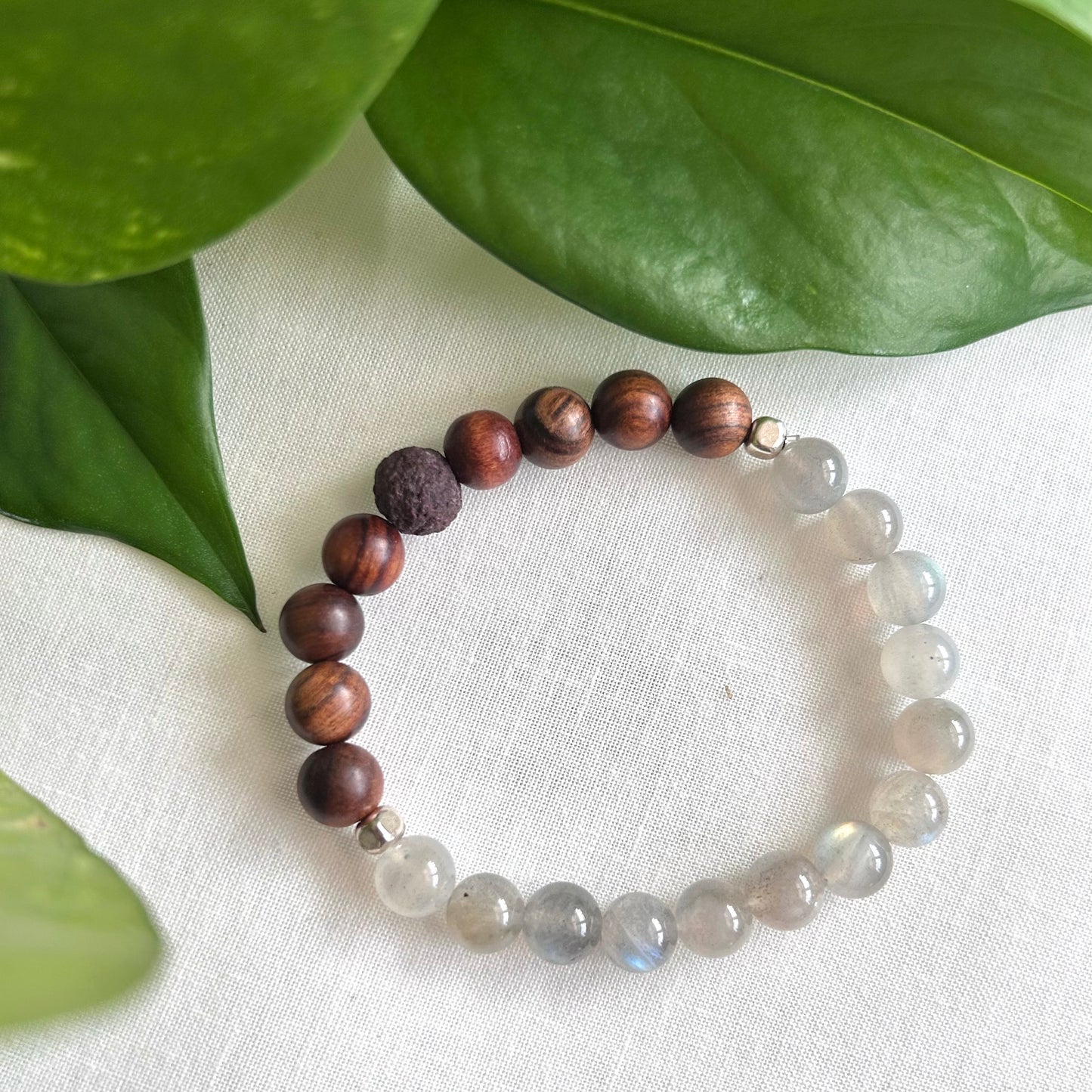 *Labradorite* Anxiety Relief Essential Oil Bracelet