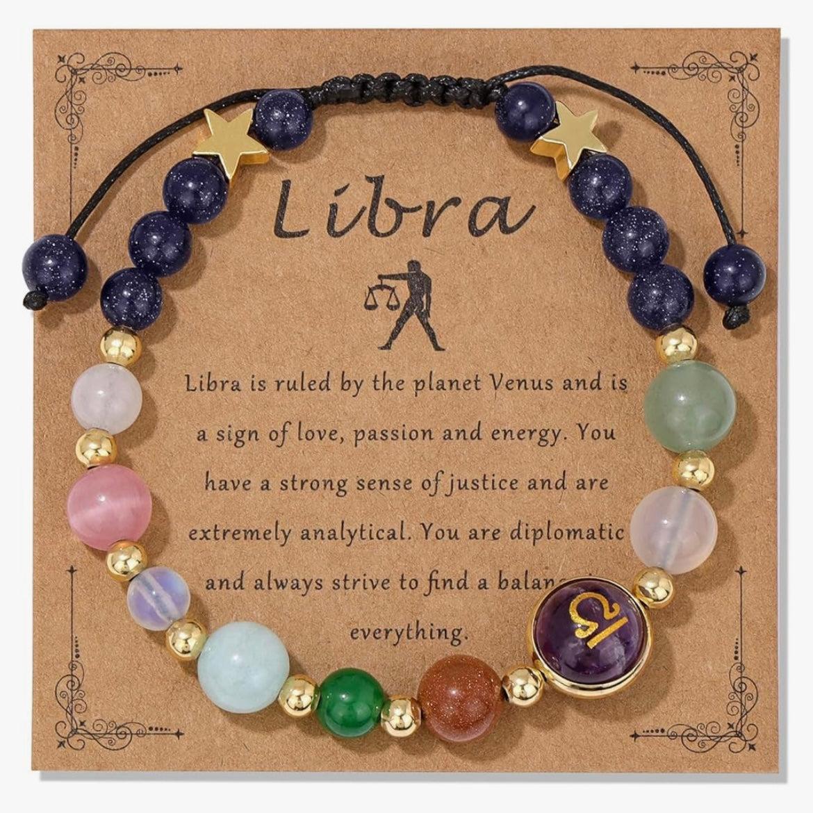 Libra💫 Crystal Bracelet