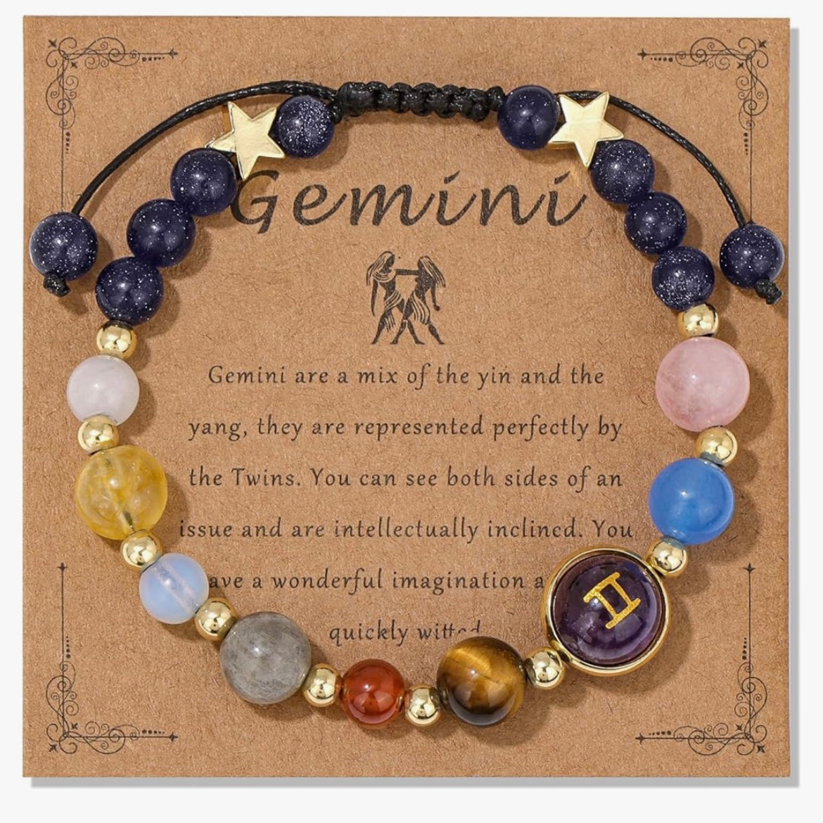 Gemini💫 Crystal Bracelet