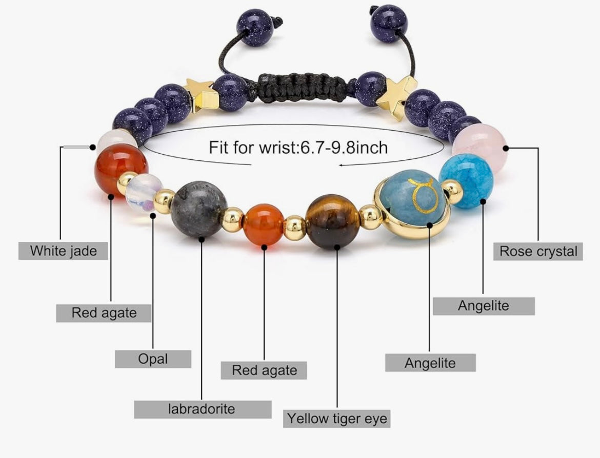 Taurus💫 Crystal Bracelet