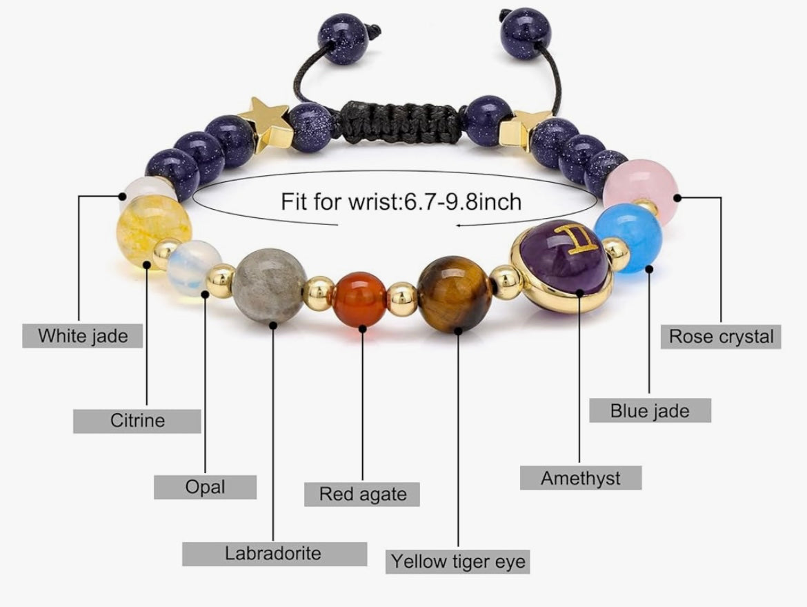 Gemini💫 Crystal Bracelet