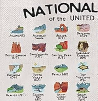 ⛰️🌲 National Parks•Tote Bag