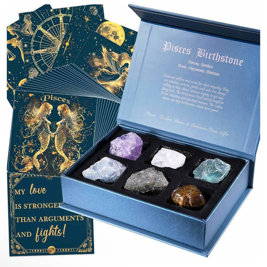 Pisces ✨ Birthstone Crystal Gift Set