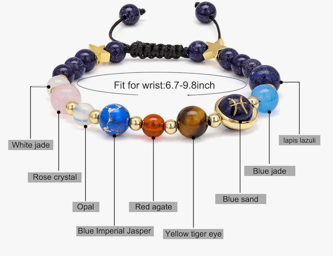 Pisces 💫 Crystal Bracelet