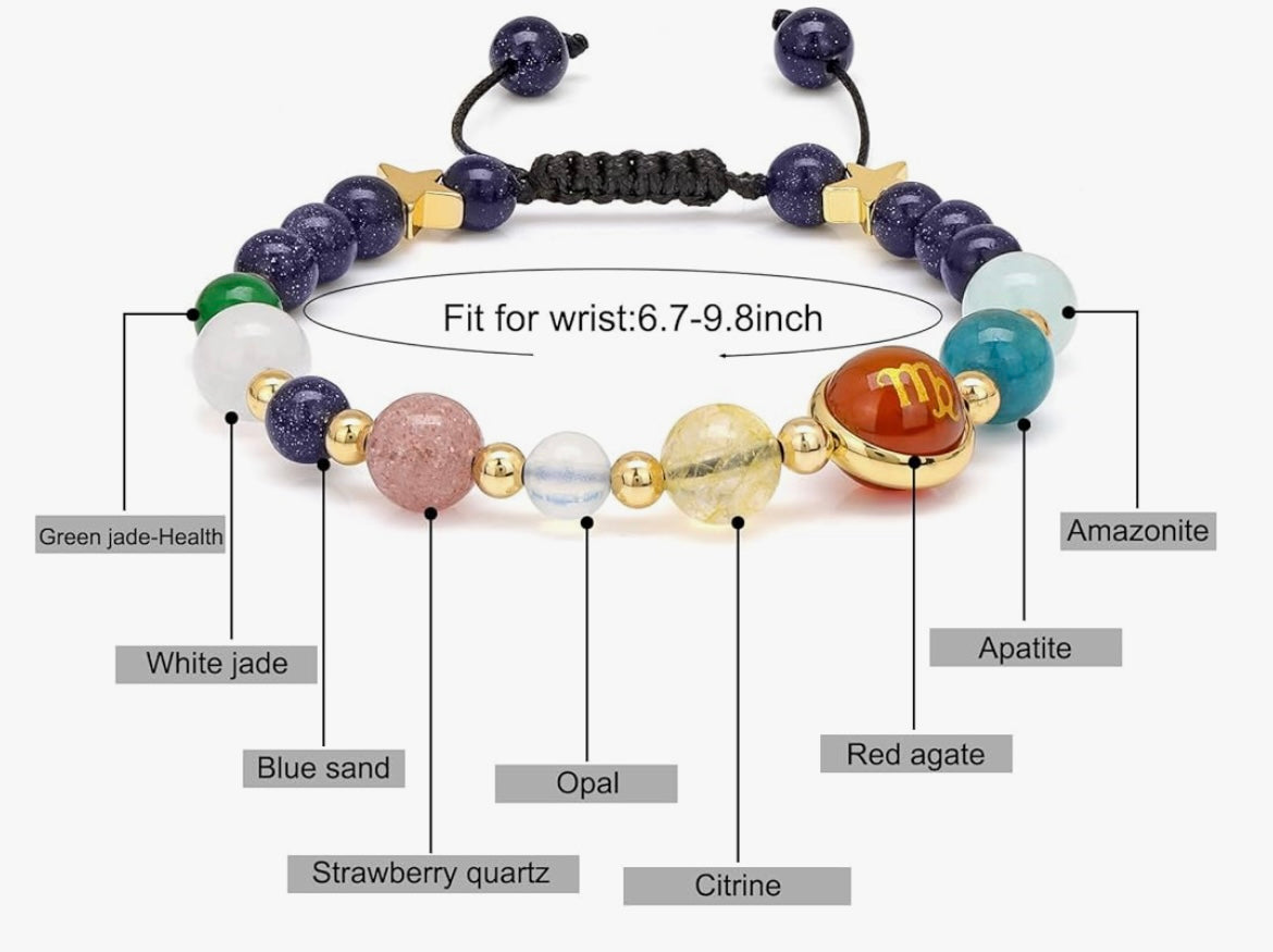 Virgo 💫 Crystal Bracelet
