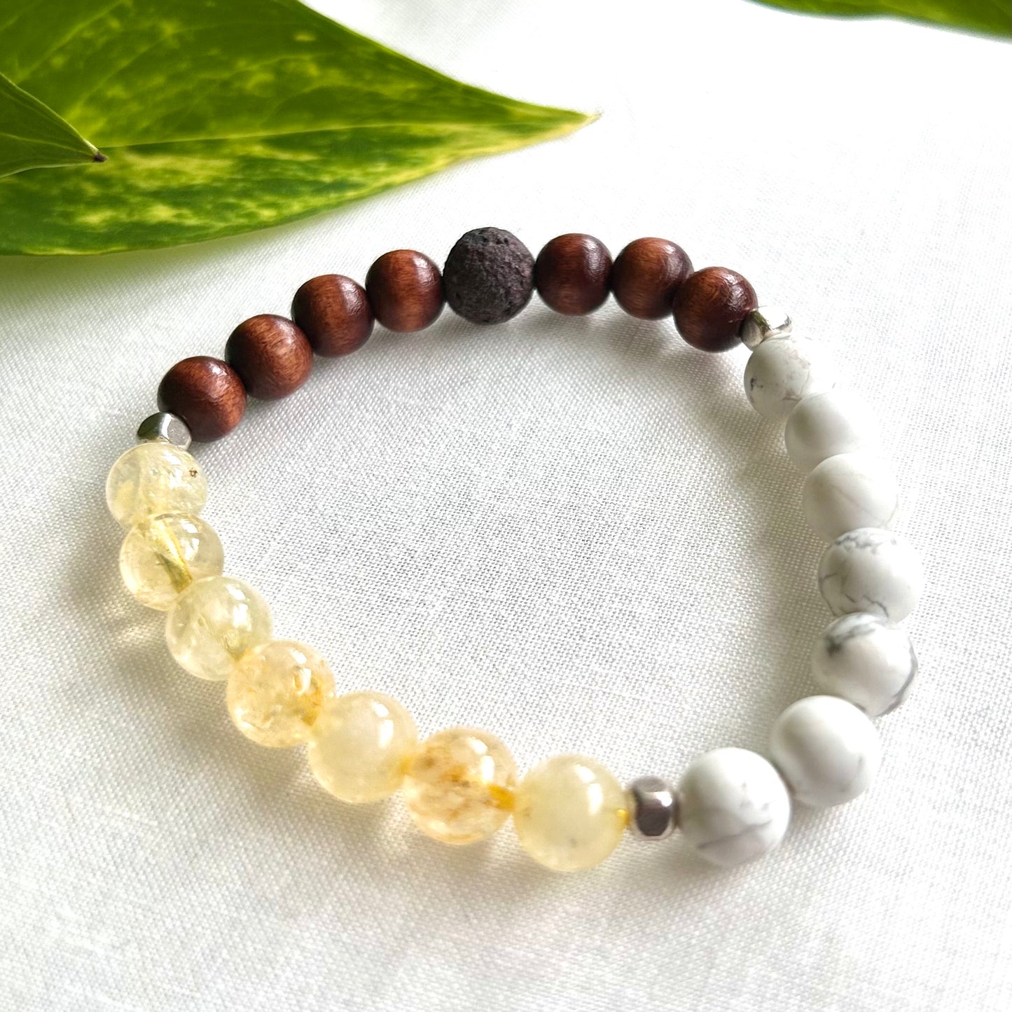*Citrine* Anxiety Relief Essential Oil Bracelet