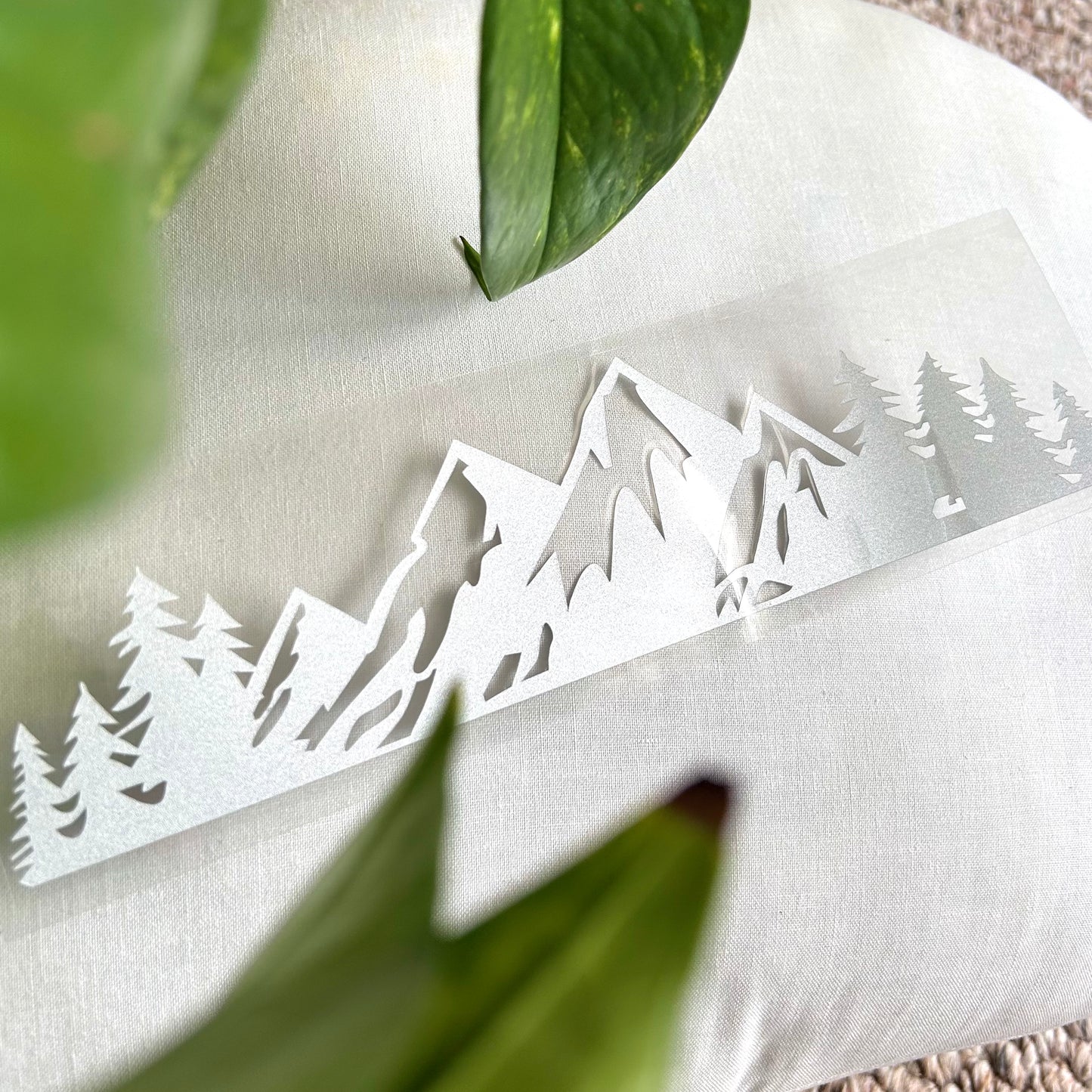 *The mountains are calling* Car window decal
