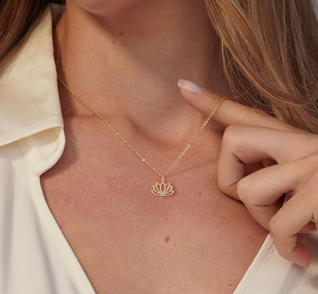 Padma Mudra Lotus Necklace