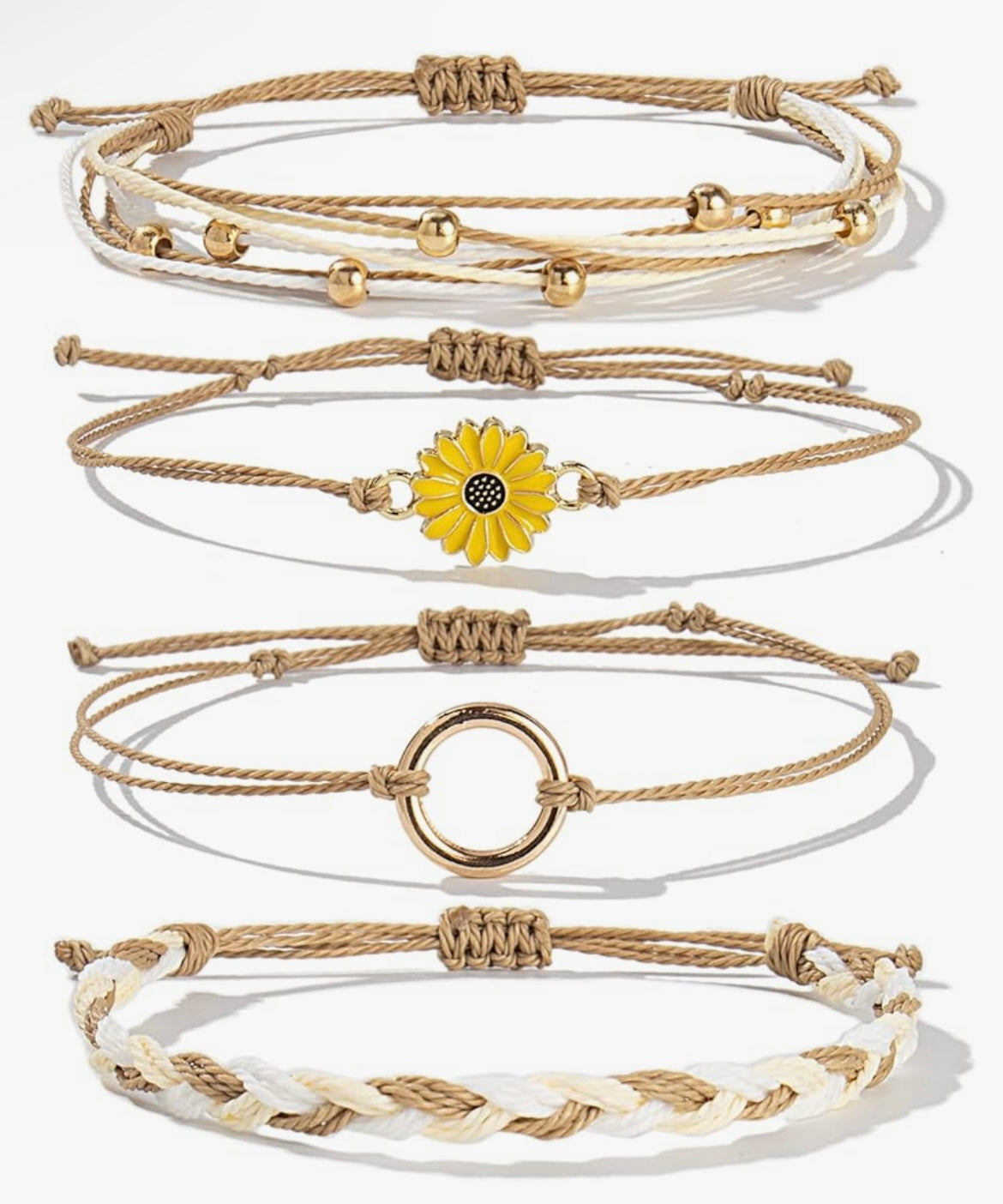 Sunflower 🌻 Bracelet Stack
