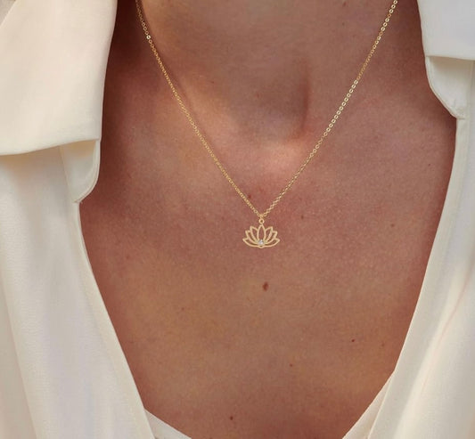 Padma Mudra Lotus Necklace