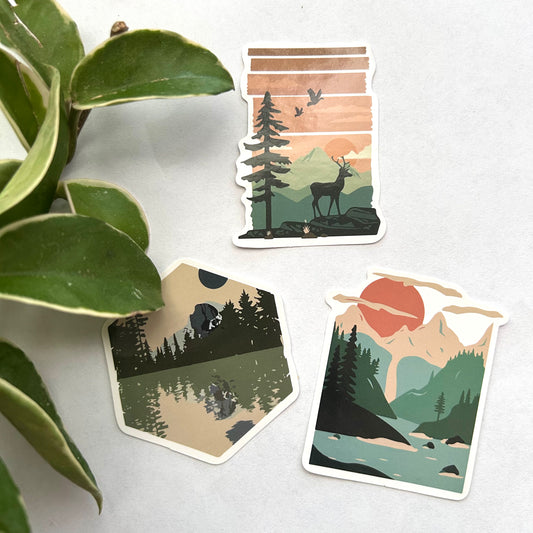 Mountain Deer 🦌 Sticker Set