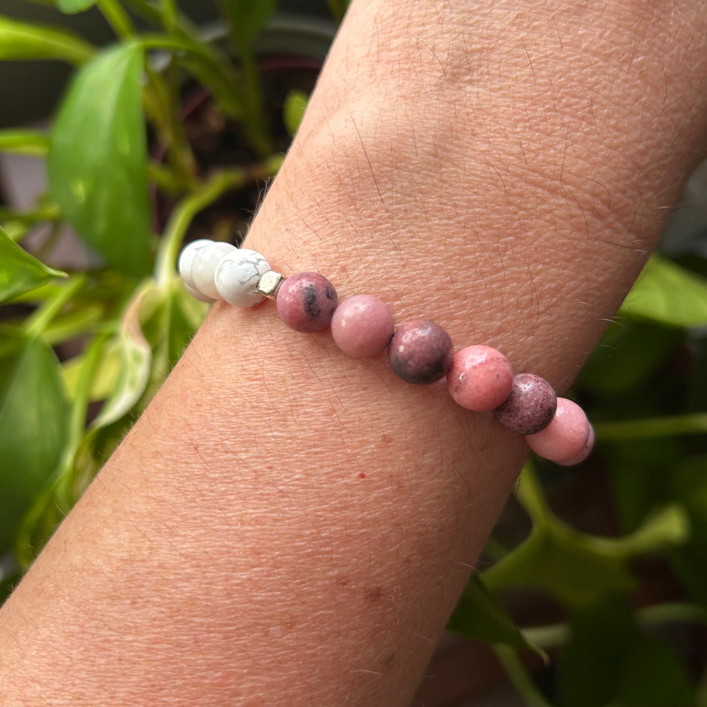 *Rhodonite* Anxiety Relief Essential Oil Bracelet