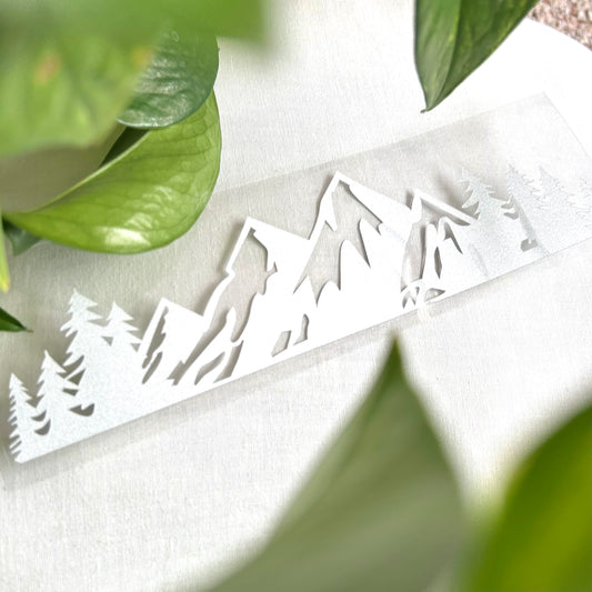 *The mountains are calling* Car window decal