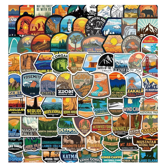 ⛰️🌲National Parks• 156 Sticker Collection